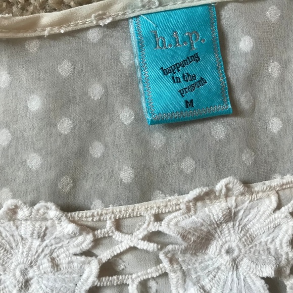 Nordstrom Rack H.I.P. White Blouse - Picture 4 of 4